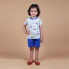 Baby Cotton T-Shirt and Shorts Set for Unisex (Baby Boys & Baby Girls) - Baby Boys & Girls Clothes Casual Regular Fit